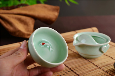 匠心傳承 精品青瓷與紫砂茶具的藝術對話